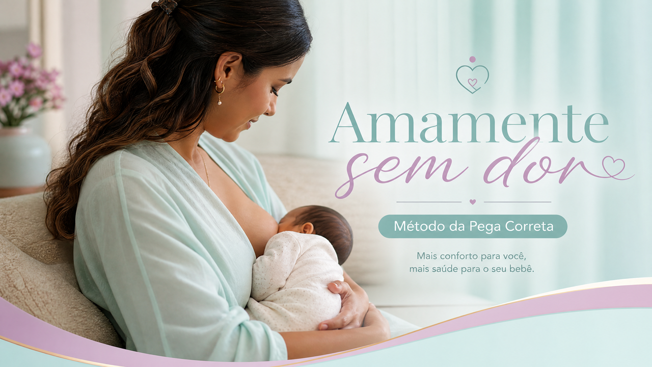 Amamente Sem Dor — Método da Pega Correta
